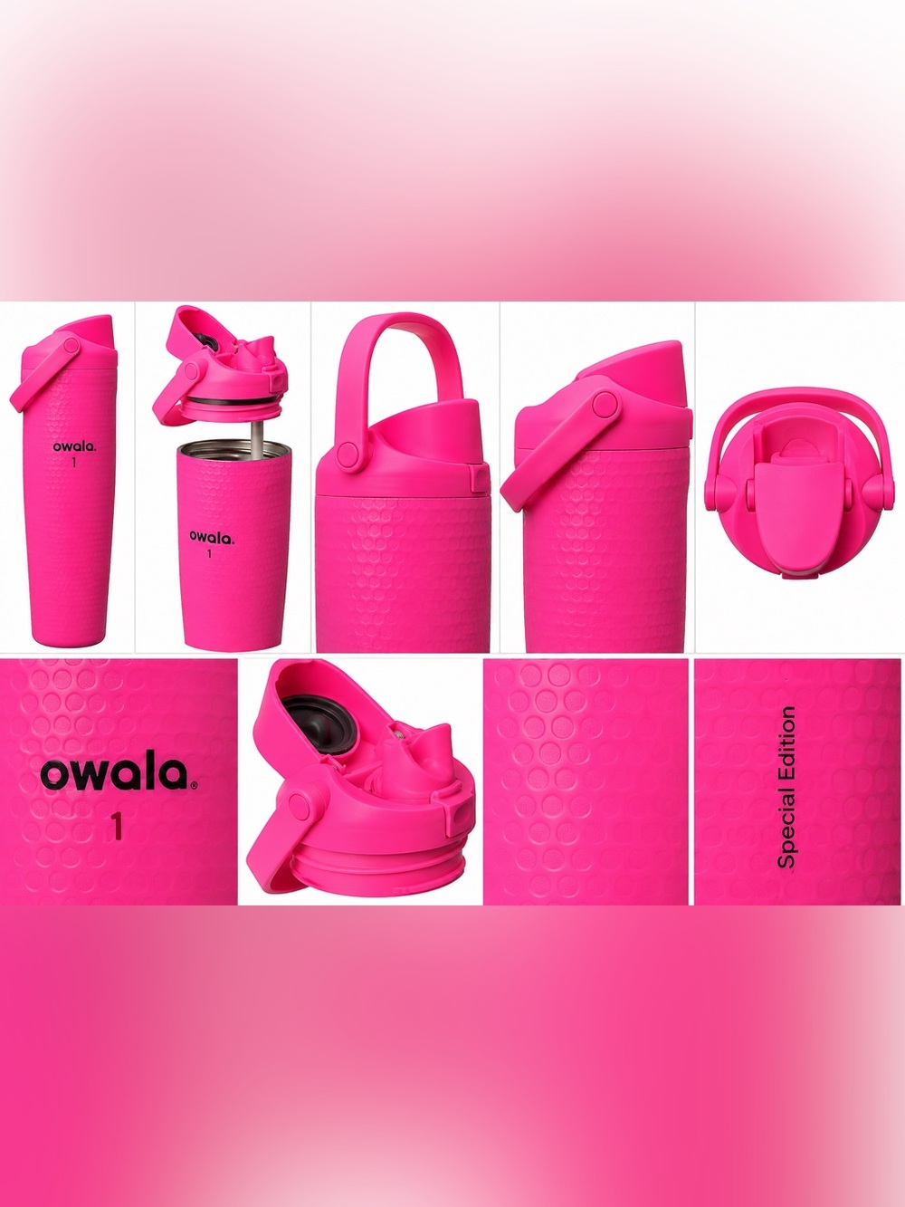 💕🏌🏻‍♀️Owala FreeSip Sway 30oz “Early Birdie” Raised Golf Ball Texture NWT